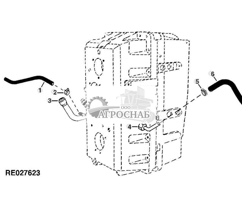 AXLE LUBE LINES (MST) 